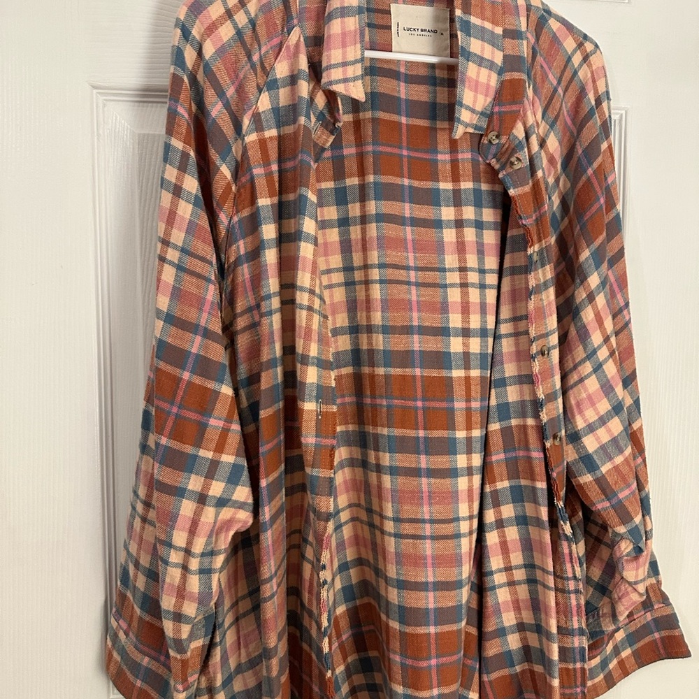 Lucky Brand Multicolor Plaid Shirt